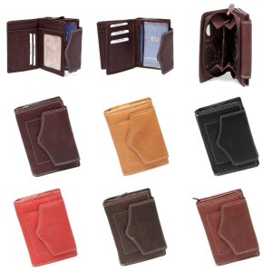 Tillberg ladies wallet made from real leather 9 cm x 13,5 cm x 3 cm