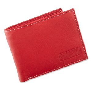 Tillberg Geldb&ouml;rse Portemonnaie Portmonee aus echtem Leder Unisex, 9,5x12x3,5 cm