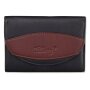 Leather wallets black+brown 124 138-08-01