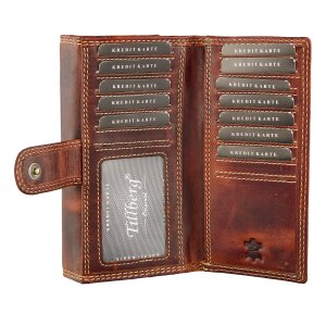 Leather wallet, real leather, Tillberg