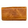 Leather wallet, real leather, Tillberg tan