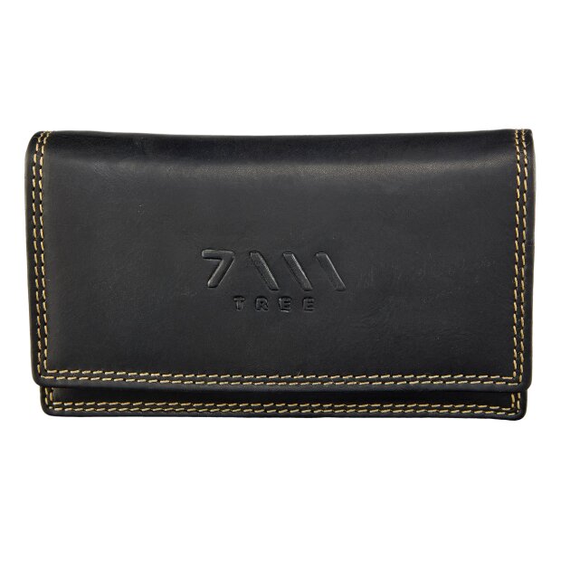 Wallet made from real leather for women and men, Tillberg black