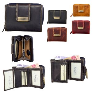 Wallet made from real leather for women and men, Tillberg