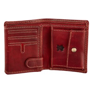 Tillberg wallet made from real leather, red