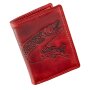 Real leather wallet, buffalo leather, full leather