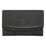 Real leather wallet black