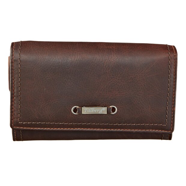 Wallet made from real leather brown