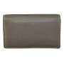 Wallet made from real leather crystak grey