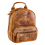 Real leather back pack