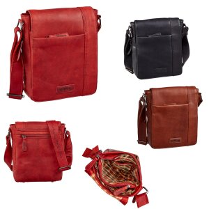 Real leather hand bag, shoulder bag