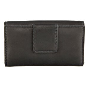 Wallet made from real leather black