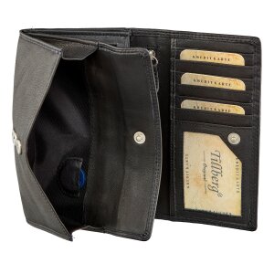 Wallet made from real leather black