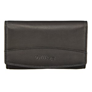 Wallet made from real leather with all around zipper