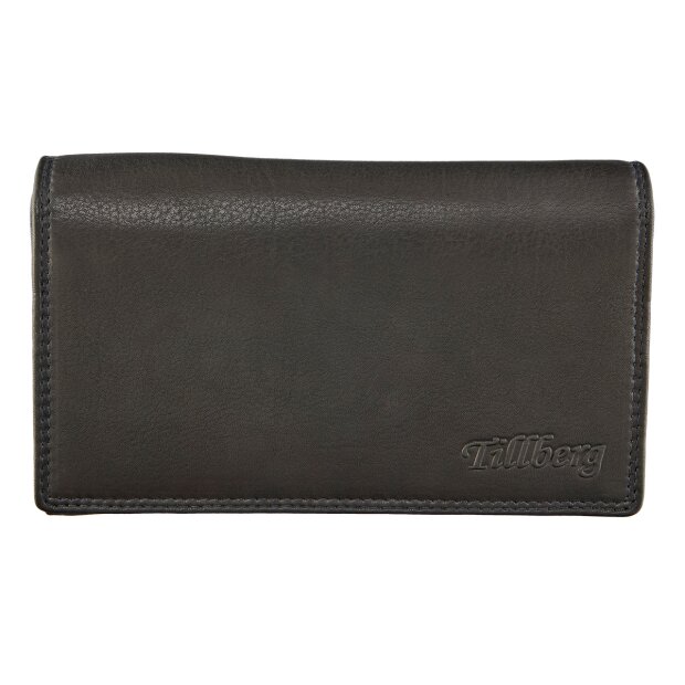 Waiters wallet made from real leather black