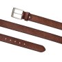 Belt made from real leather brown