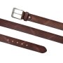 Belt made from real leather brown