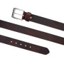 Belt made from real leather brown