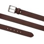 Belt made from real leather brown