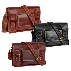 Real leather shoulder bag, hand bag