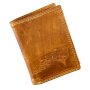 Tillberg Herren Geldb&ouml;rse, Portemonaie Fish 100% Wasserb&uuml;ffel Leder 10x12x2,5cm/JC103NC/65 tanbraun