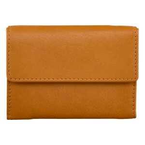 Wallet made from real leather 11,8cm tan