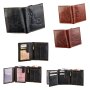 Wallet made of real leather with motor cycle motif