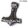 Thors Hammer Anh&auml;nger aus Edelstahl-01110235