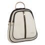 Real Leather bagback  cristal grey + black