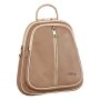 Echt Leder Rucksack Nappa Leder #1018 mushroom + elfenbein