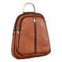 Real Leather bagback  light brown + dark brown