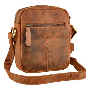 Tillberg Herren Hunter Ledertasche Umh&auml;ngetasche kleine Vintage Messenger Bag  f&uuml;r 9.7 Zoll iPad Schultertasche f&uuml;r M&auml;nner und Frauen Walnut braun