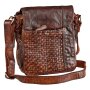 Real leather hand bag, shoulder bag