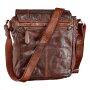 Real leather hand bag, shoulder bag