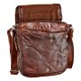 Real leather hand bag, shoulder bag