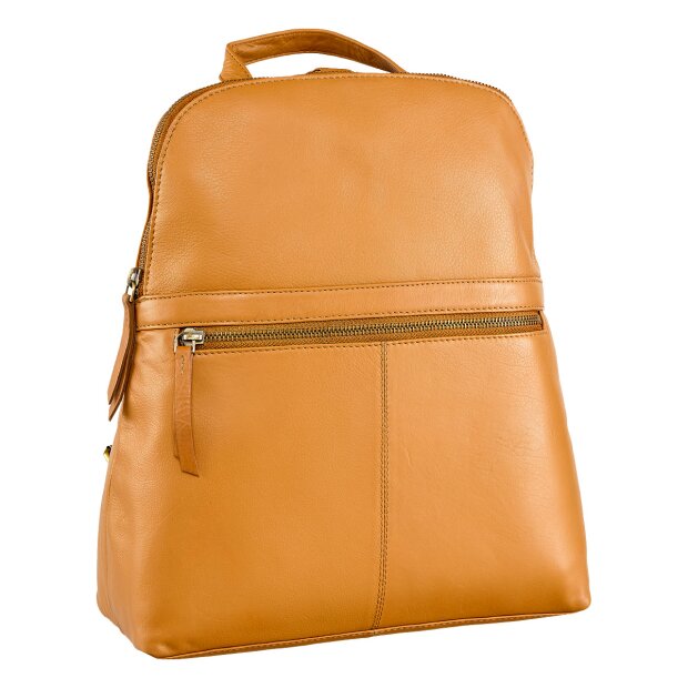 Echt Leder Rucksack, Napaleder tan