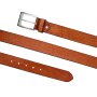 Belt made from real leather jeans Tan