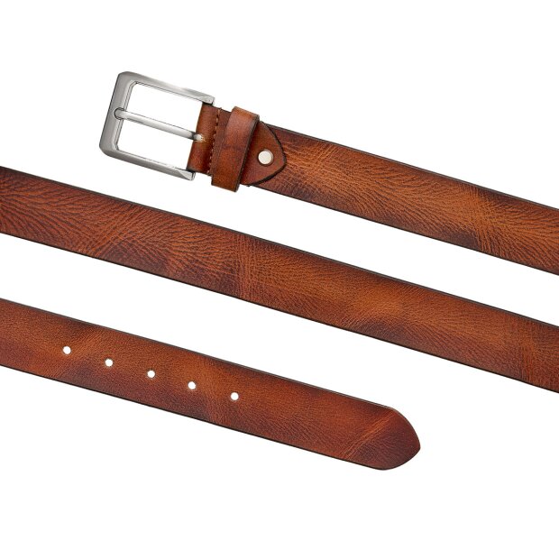 Belt made from real leather Tan