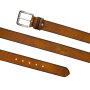 G&uuml;rtel aus B&uuml;ffelleder 4 cm  breit, L&auml;nge 95,100,105,110,115,120 cm 6 St&uuml;ck/SRG-009  tan