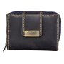 Wallet made from real leather for women and men, Tillberg Navy Blue