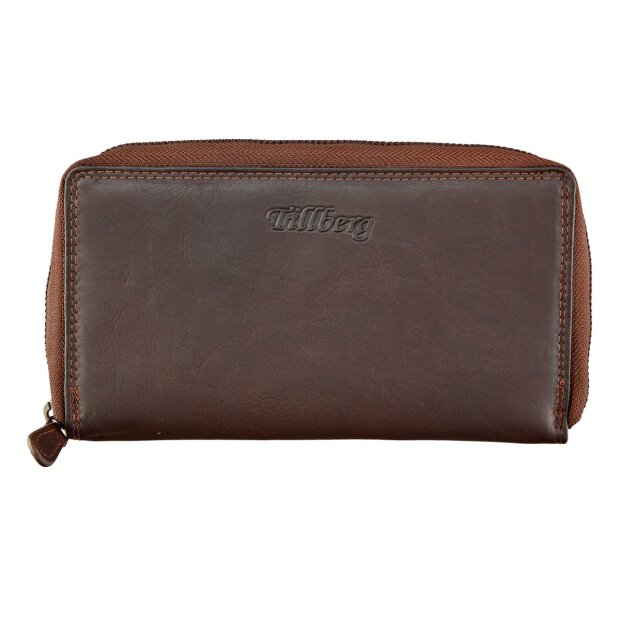 wallet made from real leather Cognac