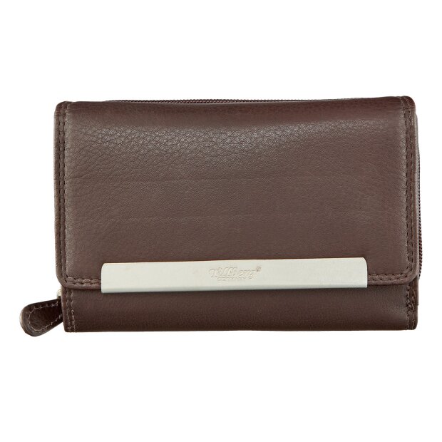 Wallet made from real leather Brown