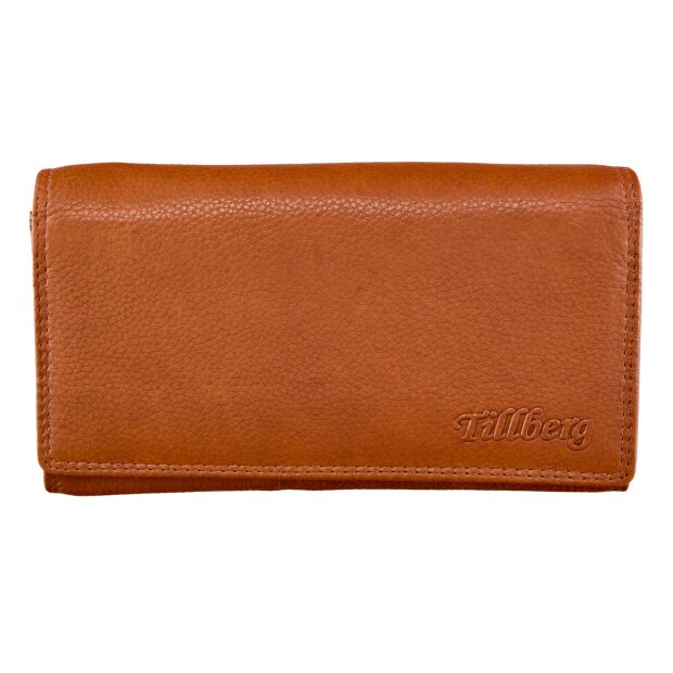 Wallet made from real leather Tan