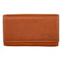 Wallet made from real leather Tan