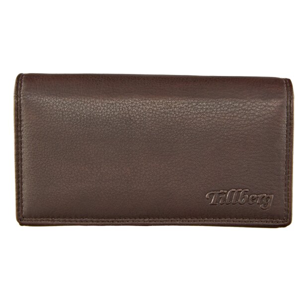 Wallet made from real leather Brown