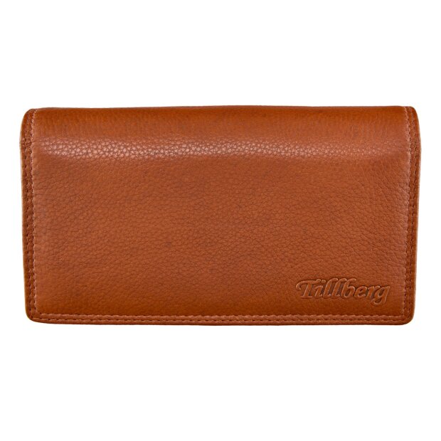 Wallet made from real leather Tan