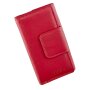 Wallet made from real leather Red