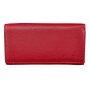 Wallet made from real leather Red