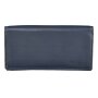 Wallet made from real leather Navy Blue