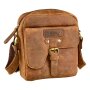 Tillberg Mens Hunter Leather Bag Shoulder Bag Small Vintage Messenger Bag for 9.7 Inch iPad Shoulder Bag for Men and Women